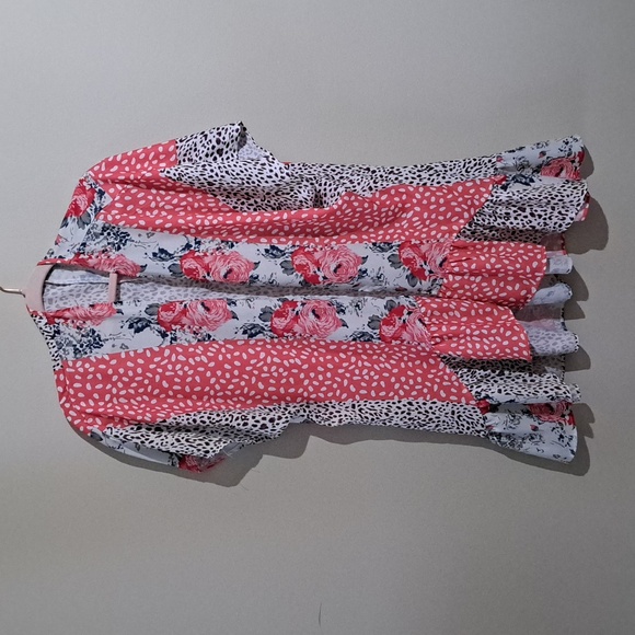 EUC open front patchwork Cardigan - Picture 3 of 9